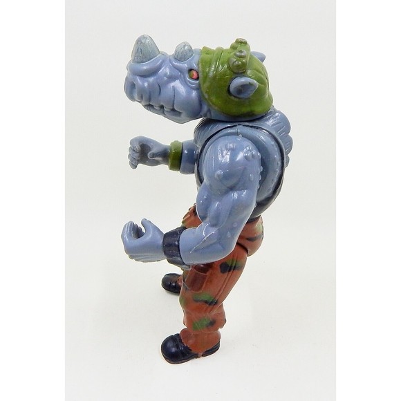 TMNT Rocksteady Rhino 1988 Mirage Studios Playmates Action Figure Turtle - Picture 3 of 11